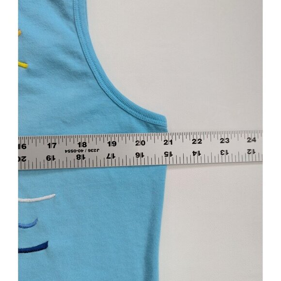 Michael Simon Lite Women's Maxi Dress Cruise Ship Embroidery Size PL - Picture 7 of 12